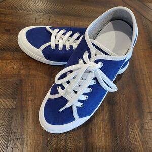 RAG & BONE Standard Issue Lace-Up Sneakers Size 41 EU Blue and White